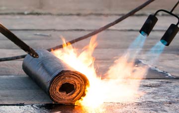 Collins End asphalt flat roofing repairs