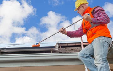 Collins End soft wash roof cleaning